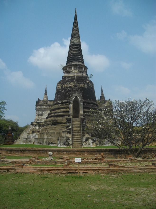 Chedi at Wat Phra Si Sanphet