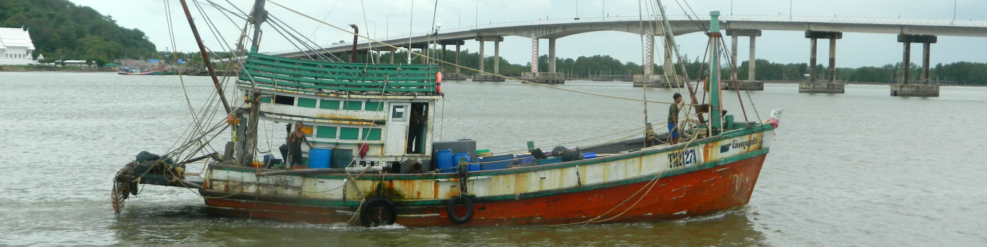 Khaem Nu River and bridge, Chanthaburi Province