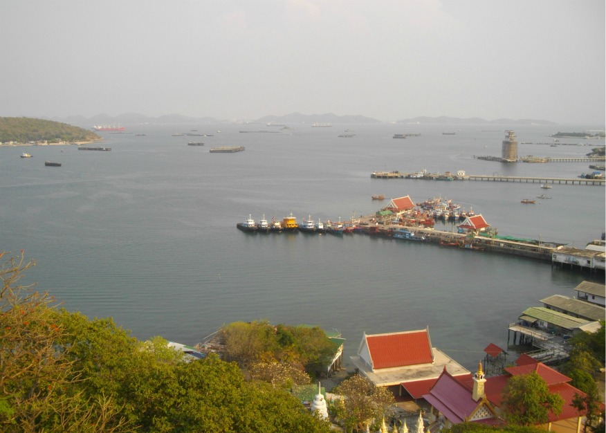 harbour view from Chinese temple