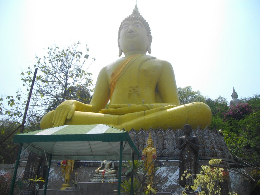 Yellow Buddha image