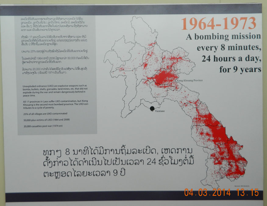 Bombing missions 1964-1973