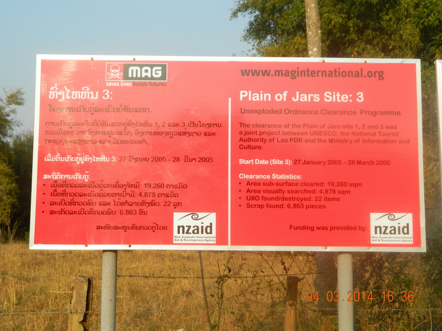 MAG Sign, Jar Site 3 Phonsavan