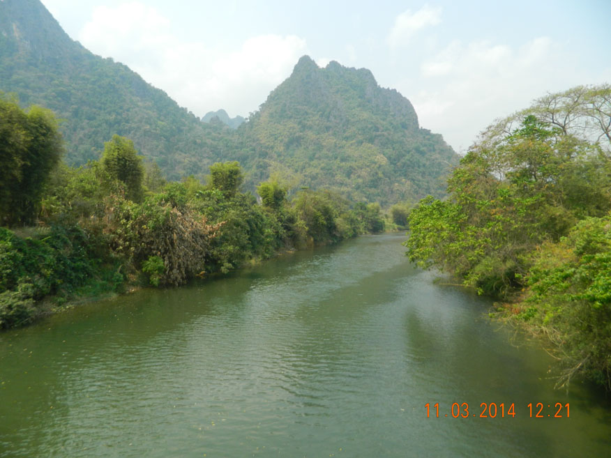 River Song north of Vang Vieng