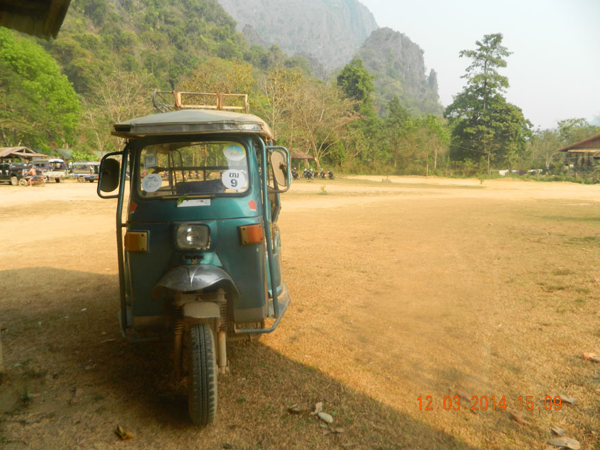 Tuk Tuk, Blue Lagoon Vang Vieng