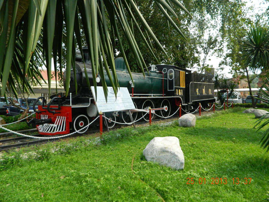 Thailand State Railways preserved steam locomotive