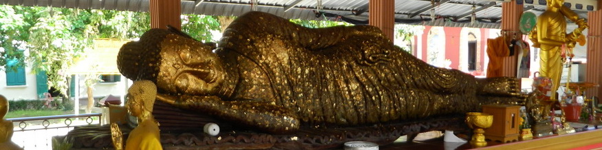 Reclining Buddha, Wat Kaeo Phichit, Prachinburi
