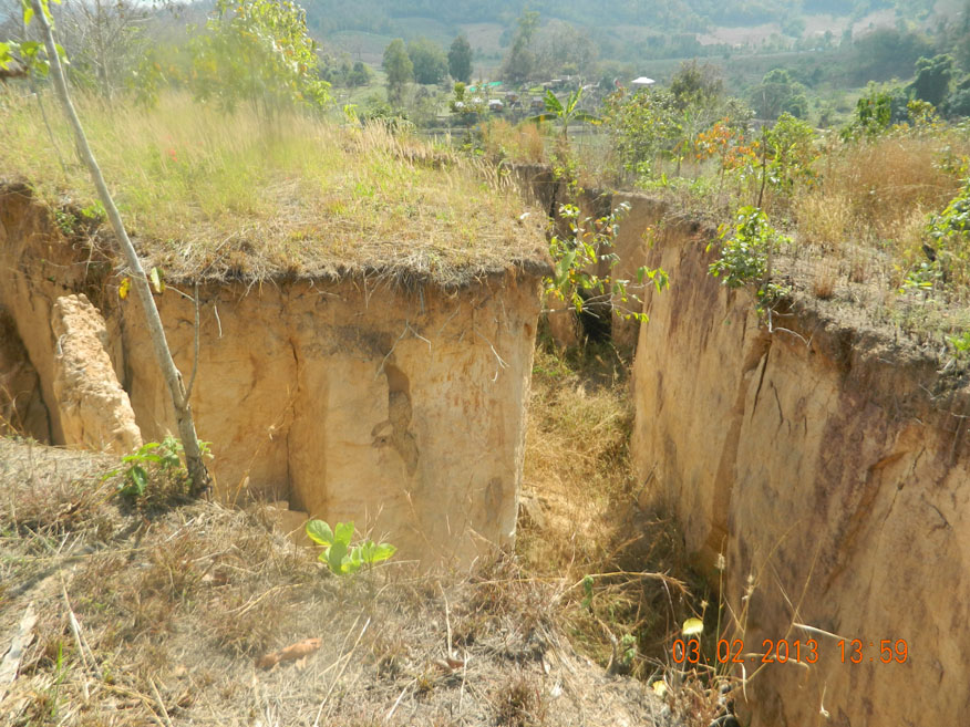 The Land Slip, this phenomena has only happened in the last five years.