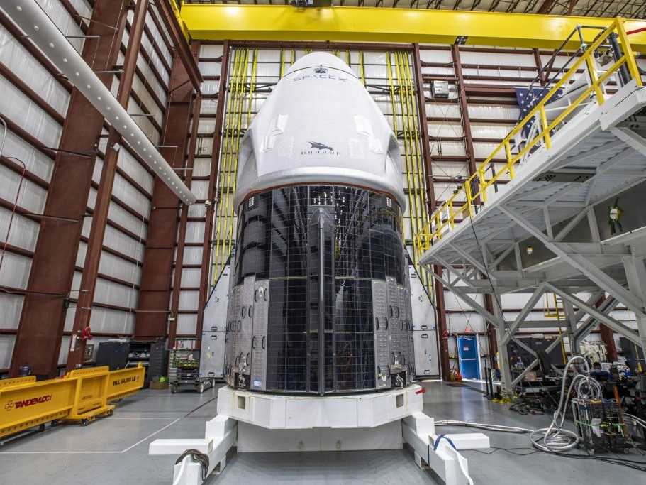 SpaceX Crew Dragon spacecraft for NASA’s SpaceX Crew-1