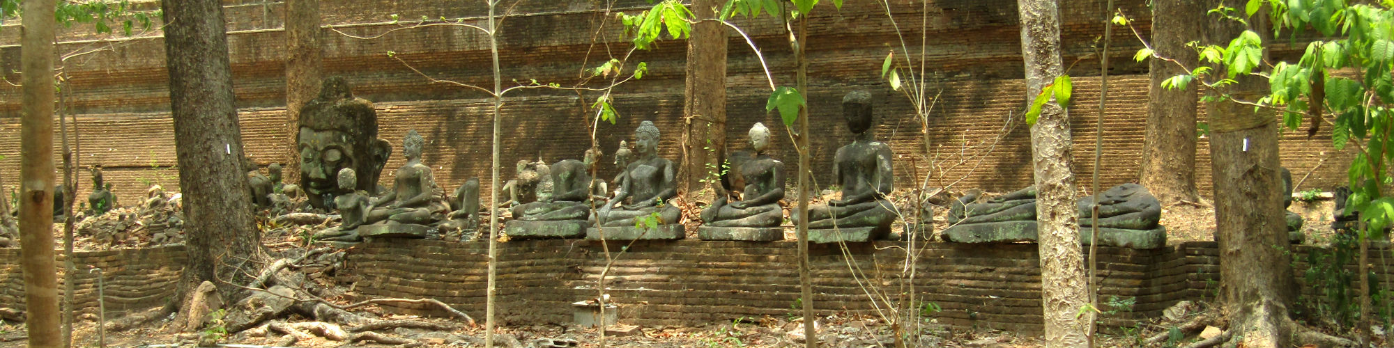 15th/16th Century Buddha Images at Wat Umong Suan Phutthatham, Mueang Chaing Mai District, Chiang Mai Province