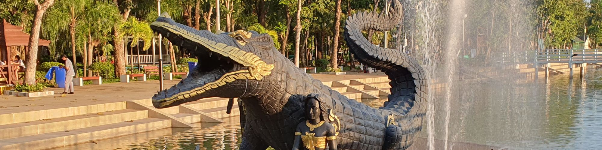 Water Feature, Bueng Si Fai, Tha Luang, Mueang Phichit District, Phichit Province